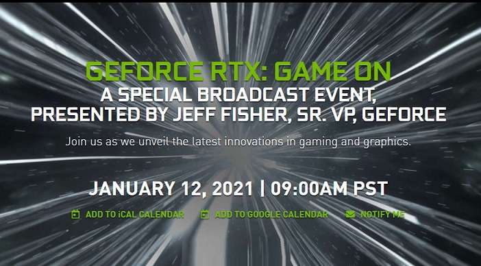 GEFORCE RTX GAME ON event