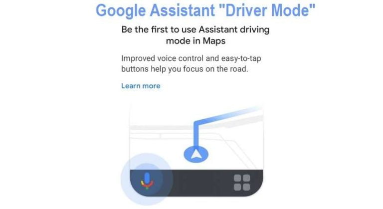 Google Assistant Driver Mode