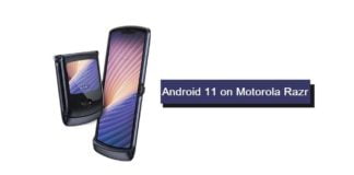 Android 11 on Motorola Razr