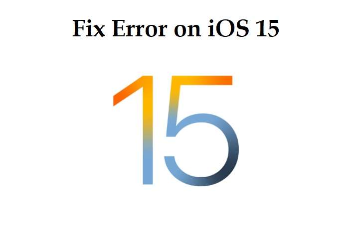 Error on iOS 15