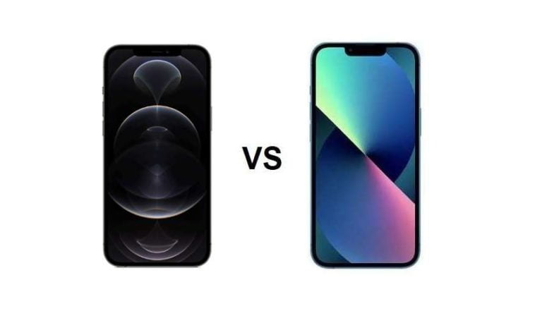 compare iPhone 12 Pro vs iPhone 13