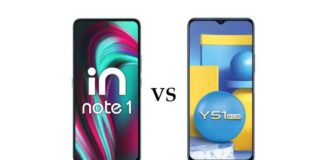 Compare Micromax In Note 1 vs Vivo Y51