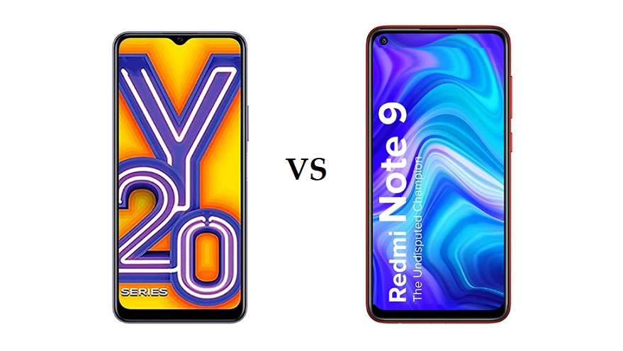 Compare Vivo Y20 vs Redmi Note 9