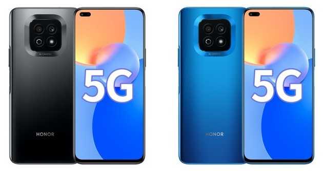 Honor Play 5 Vitality Edition in Black and Blue