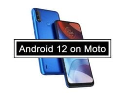 Android 12 on Moto phones