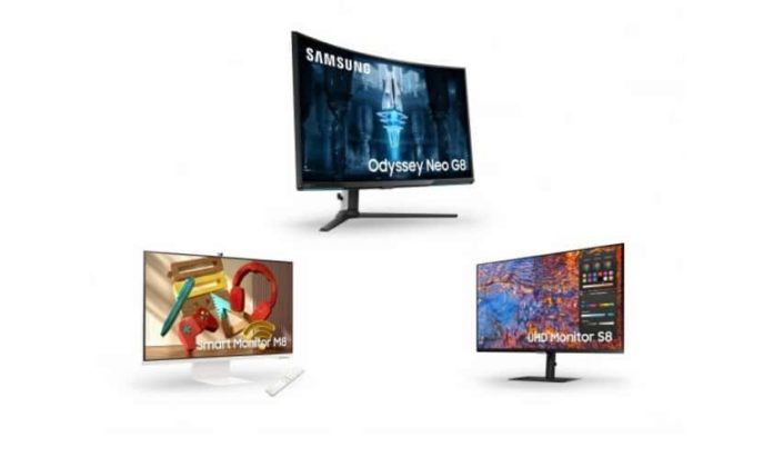 Samsung Odyssey Neo G8, Smart Monitor M8 and UHD Monitor S8