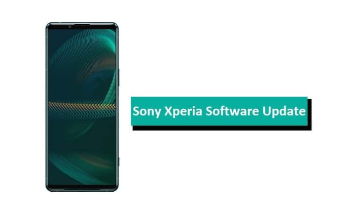 Sony Xperia 5 III software update