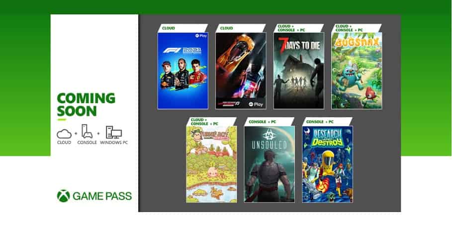 Games Coming to Xbox Game Pass