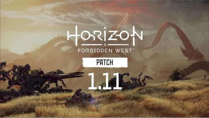 Horizon Forbidden West patch 1.11