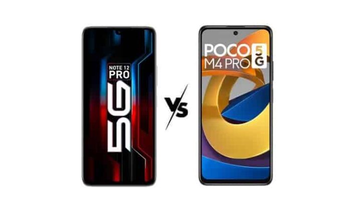 Compare Infinix Note 12 Pro 5G vs Poco M4 Pro 5G