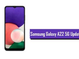 Samsung Galaxy A22 5G Update