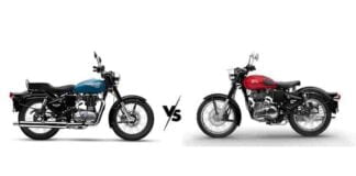 Compare Royal Enfield Bullet 350 vs Royal Enfield Classic 350