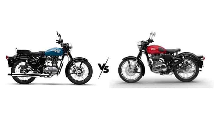 Compare Royal Enfield Bullet 350 vs Royal Enfield Classic 350