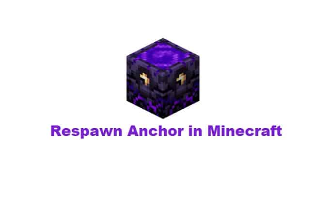 Respawn Anchor in Minecraft