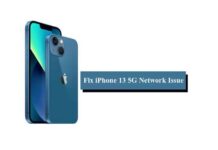 Fix iPhone 13 5G Network Issue